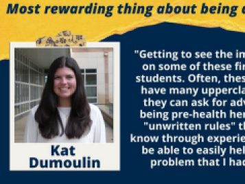 Most rewarding part of being a peer facilitator 2019-2020